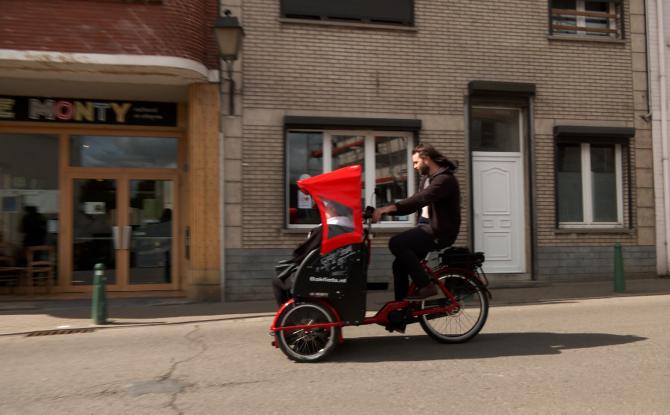 Un vélo taxi à la disposition des habitants de Genappe