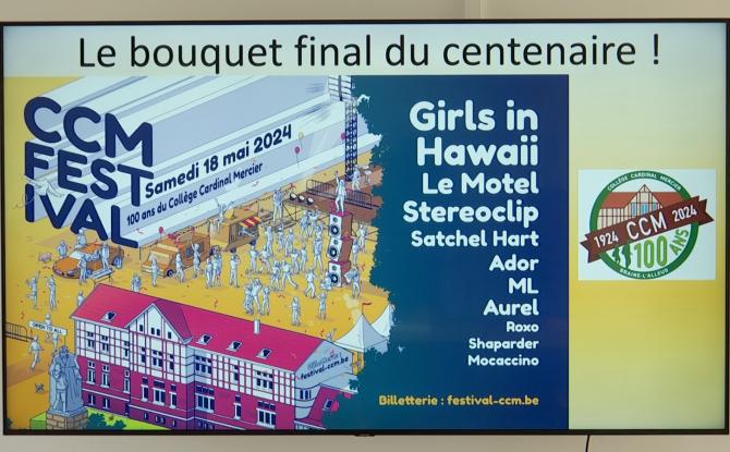 Le Cardinal Mercier célèbre son centième anniversaire en musique