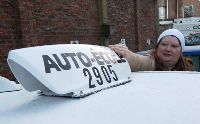 Wavre : Les auto-écoles s'adaptent face aux conditions hivernales