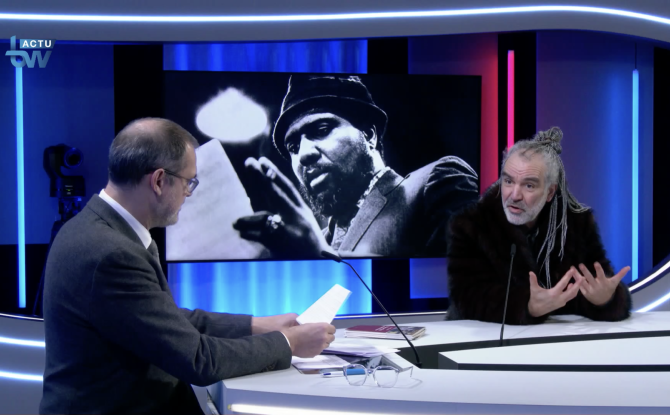 Eric D'Agostino pour le spectacle au Biéreau sur Thelonious Monk