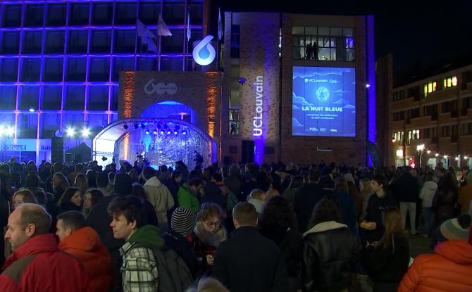 600 ans de l'UCLouvain : la Nuit Bleue a attiré près de 10.000 personnes