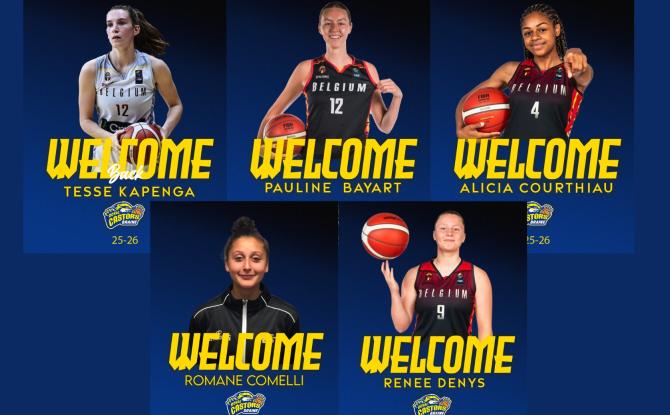 Le Castors Braine accueille 5 pépites belges pour construire l’avenir
