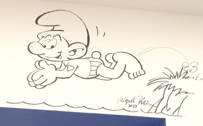 La piscine de Waterloo accueille une exposition sur Peyo