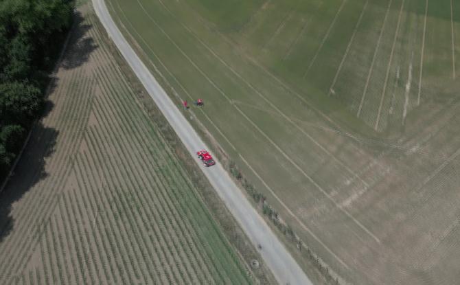Le Rallye de la Haute Senne de passage dans la campagne Rebecquoise