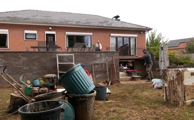 Hélécine : une grosse inondation frappe un quartier de Neerheylissem