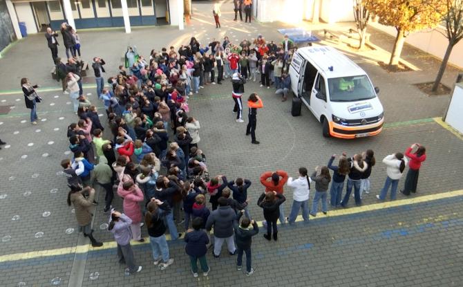 L'Harcelomobile à l'école des Colibris de La Hulpe