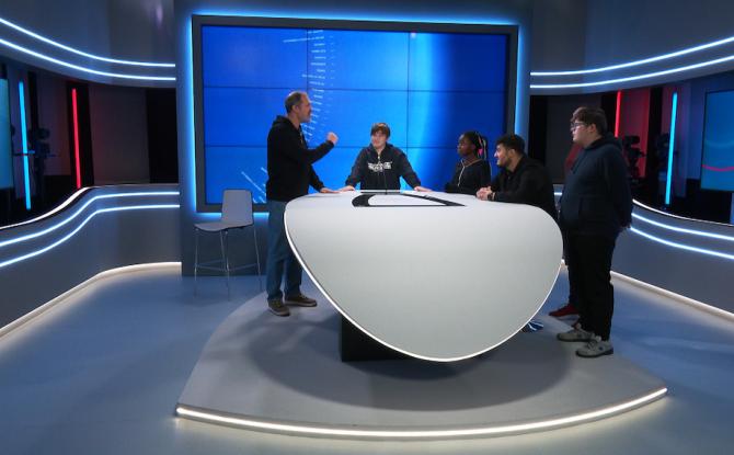 Semaine de l'éducation aux médias : Visite de TV Com