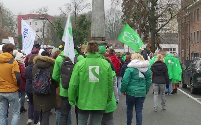 Services publics en grève : Nivelles au cœur de la mobilisation