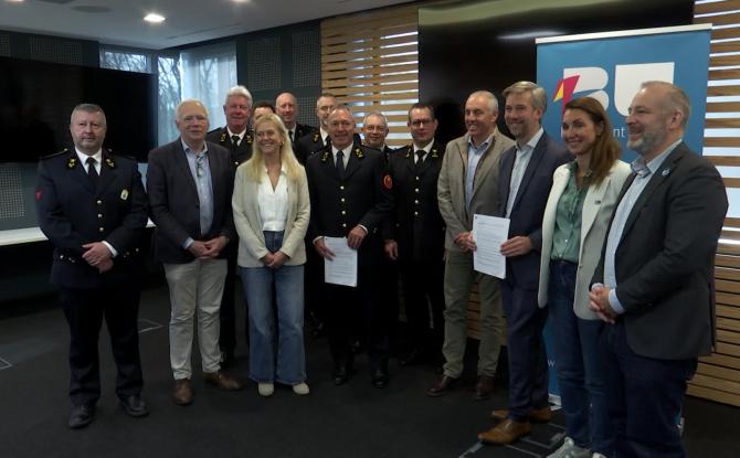 La convention entre la Province et la Zone de Secours du Brabant wallon est signée