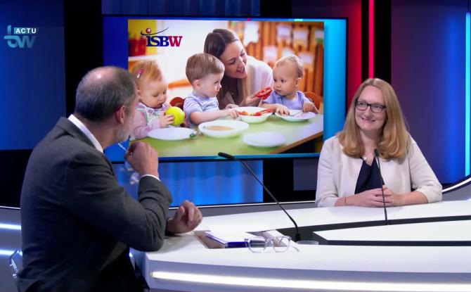 Inès Wilmet - Cheffe de Département - pour les 10 ans du Service puéricultrices relais de l'ISBW