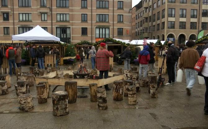 Ambiance nordique à Louvain-la-Neige