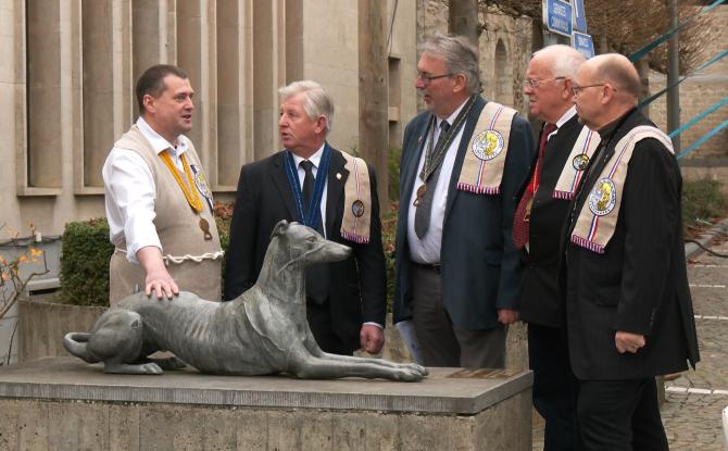 Nivelles : le chien de Jean de Nivelles, 25 ans et toujours fidèle au poste