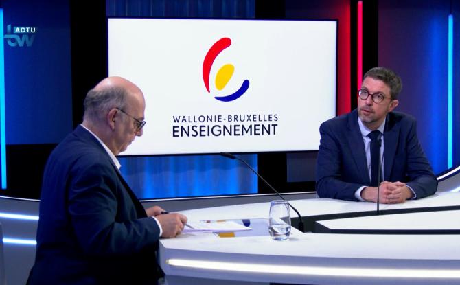 L'invité dans l'actu - André Grenier, administrateur-général Wallonie-Bruxelles Enseignement