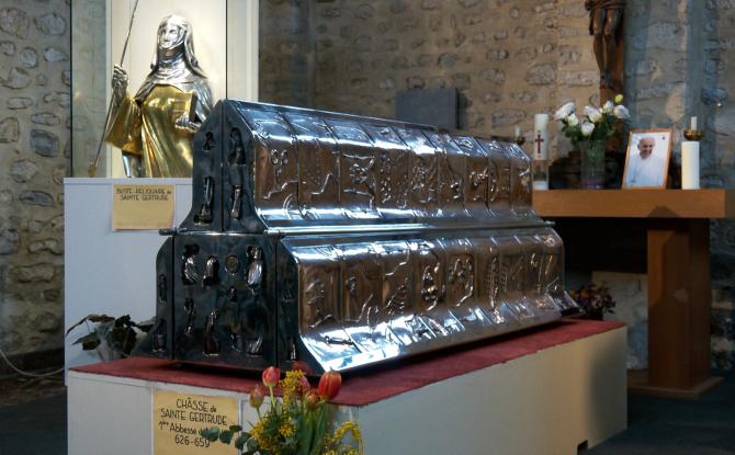 Nivelles : les reliques de Sainte-Gertrude exceptionnellement exposées !
