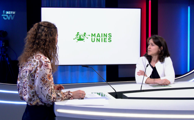 L'invité dans l'actu - Simone Popon (présentation asbl Mains Unies)