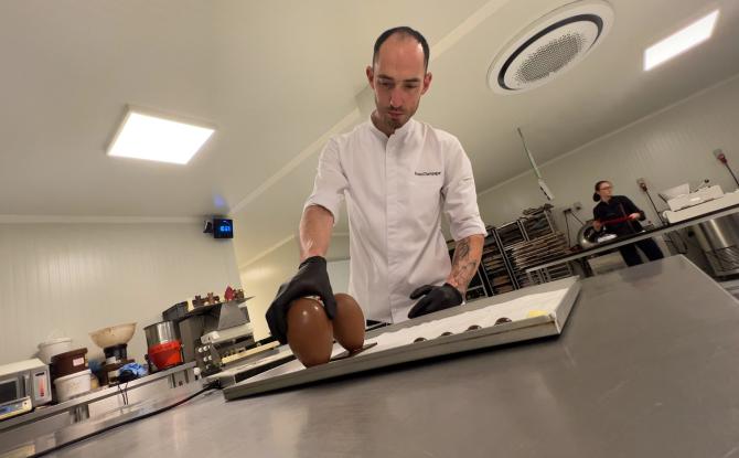 Arnaud Champagne : de l'or entre les doigts, du chocolat dans les étoiles