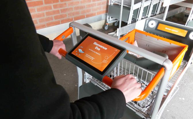 Le caddie intelligent fait son arrivée à Waterloo