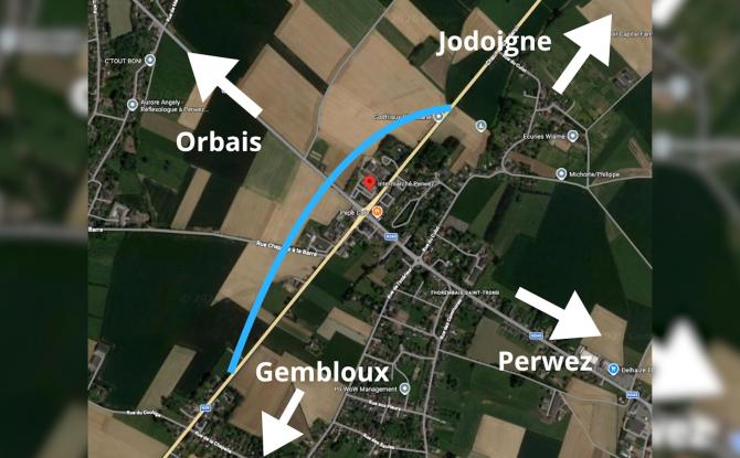 Mobilité : bientôt une route parallèle à la N29 pour désengorger le rond-point de Thorembais ?