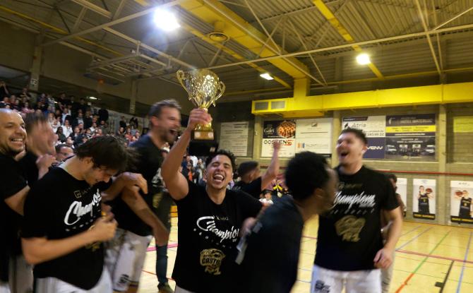 Basket-ball : le titre s'ajoute à la montée pour les Castors Braine