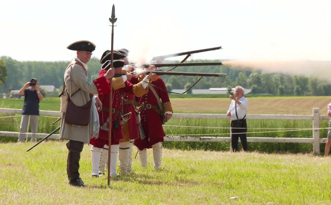 Ramillies : reconstitutions, bivouacs et passionnés rassemblés à l'occasion des 320 ans d'une bataille historique