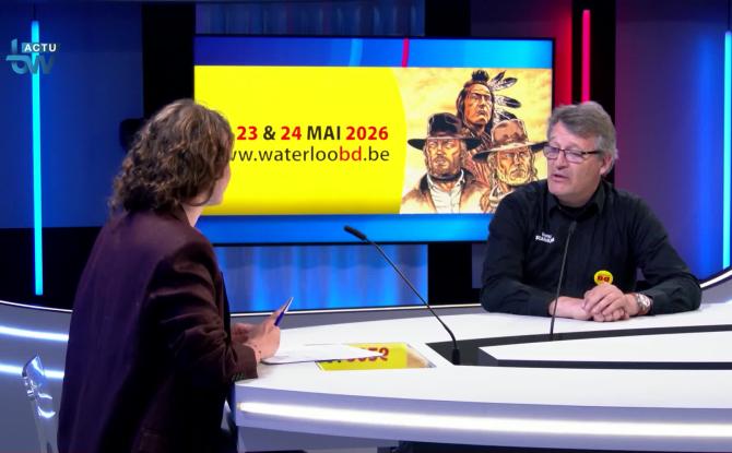 L'invité dans l'actu - Manu Scarmure - Organisateur du Waterloo BD Festival