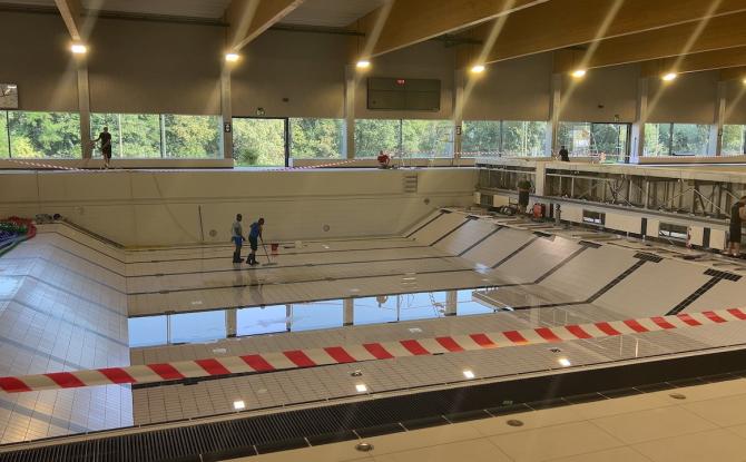 Louvain-la-Neuve : La piscine de Blocry vidangée